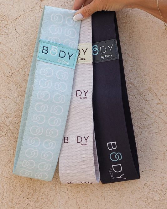 BODY resistance band set (Neutral/ Turquoise)